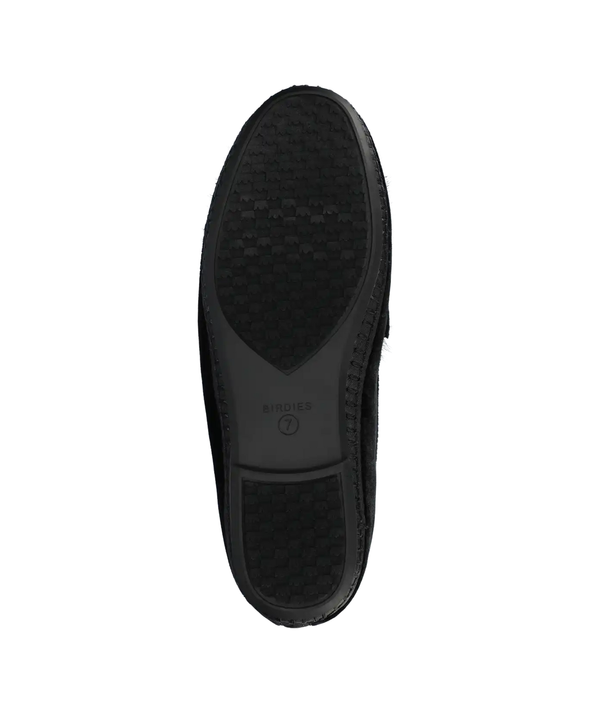 The Heron Loafer Cozy - Black Velvet Faux Fur