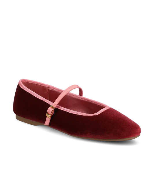 The Hummingbird Mary Jane - Cognac Velvet