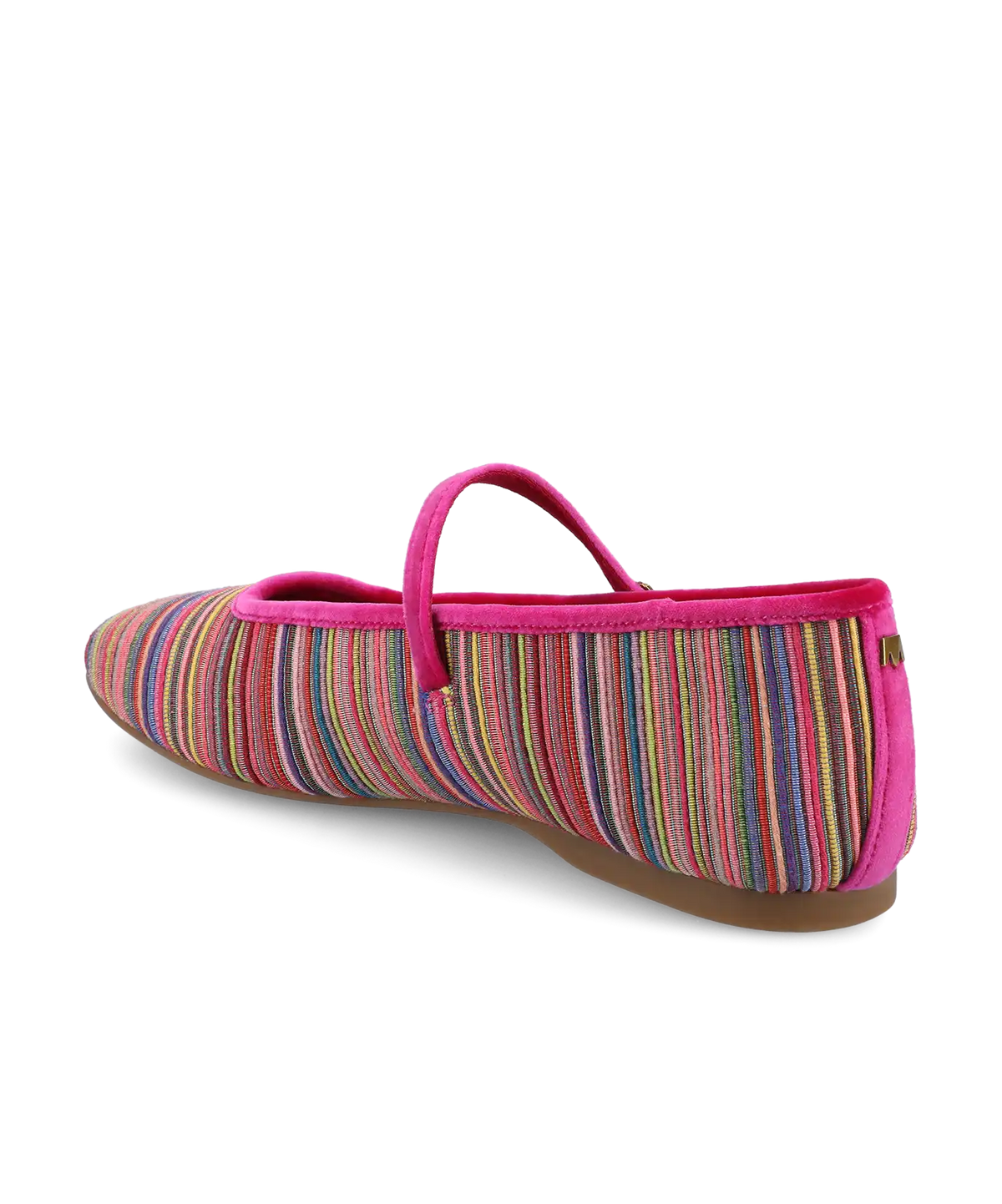 The Hummingbird Mary Jane Grosgrain - Hot Pink Multi Stripe
