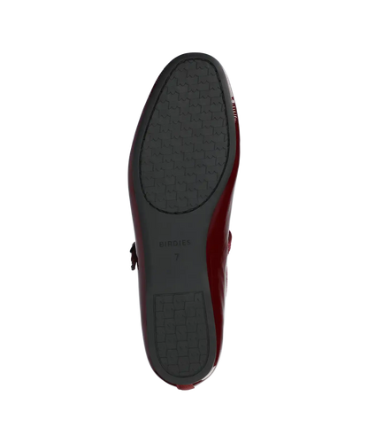 The Hummingbird  Mary Jane - Burgundy Patent