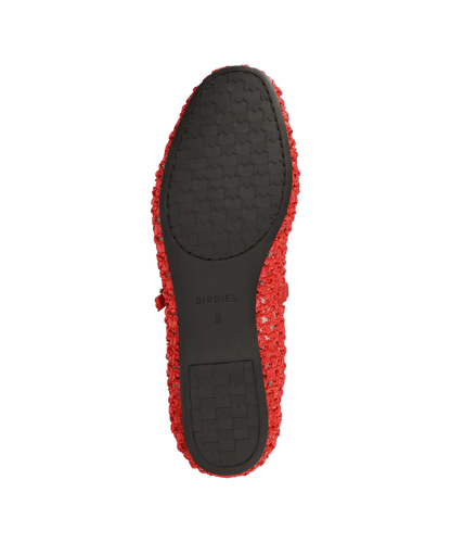 The Hummingbird Mary Jane - Red Openweave