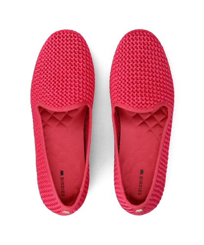 The Heron - Hot Pink Woven Satin