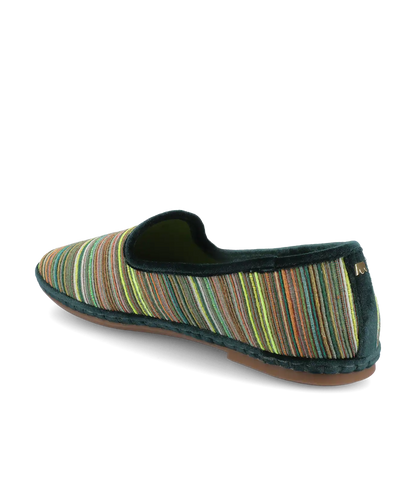 The Heron - Royal Green Multi Stripe Grosgrain