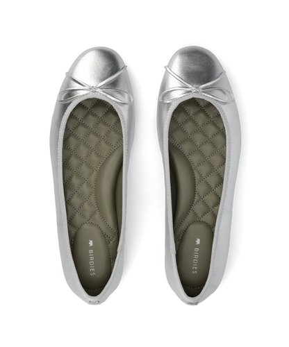 The Hummingbird - Silver Metal Leather