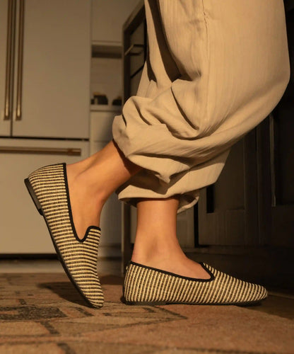 The Starling - Black/Off White Two Tone Raffia